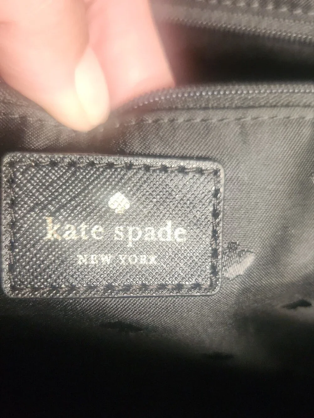 Kate Spade Black Floral Mini Backpack